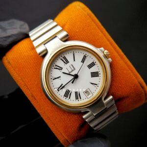 Dunhill Quartz 6 115480 Unisex 18K Bezel Gold