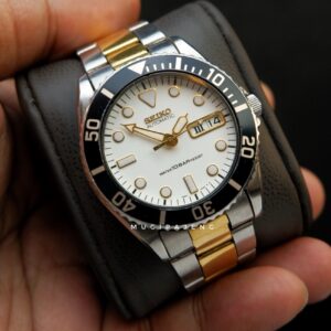Seiko Automatic Diver-Style Two-Tone SKX027