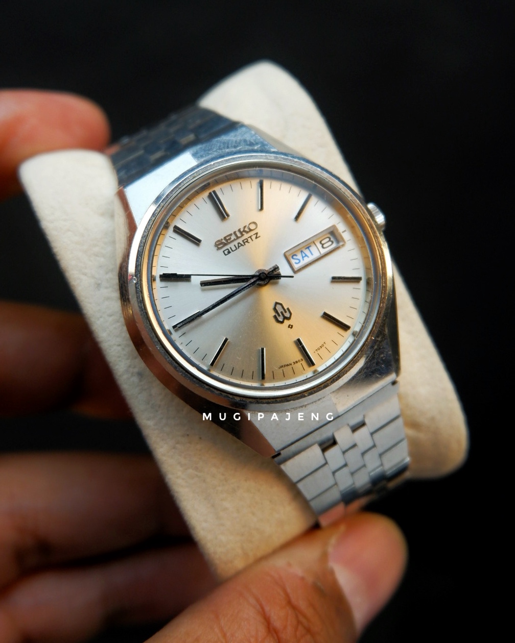Seiko Quartz QT 3803-7020 Vintage High-End