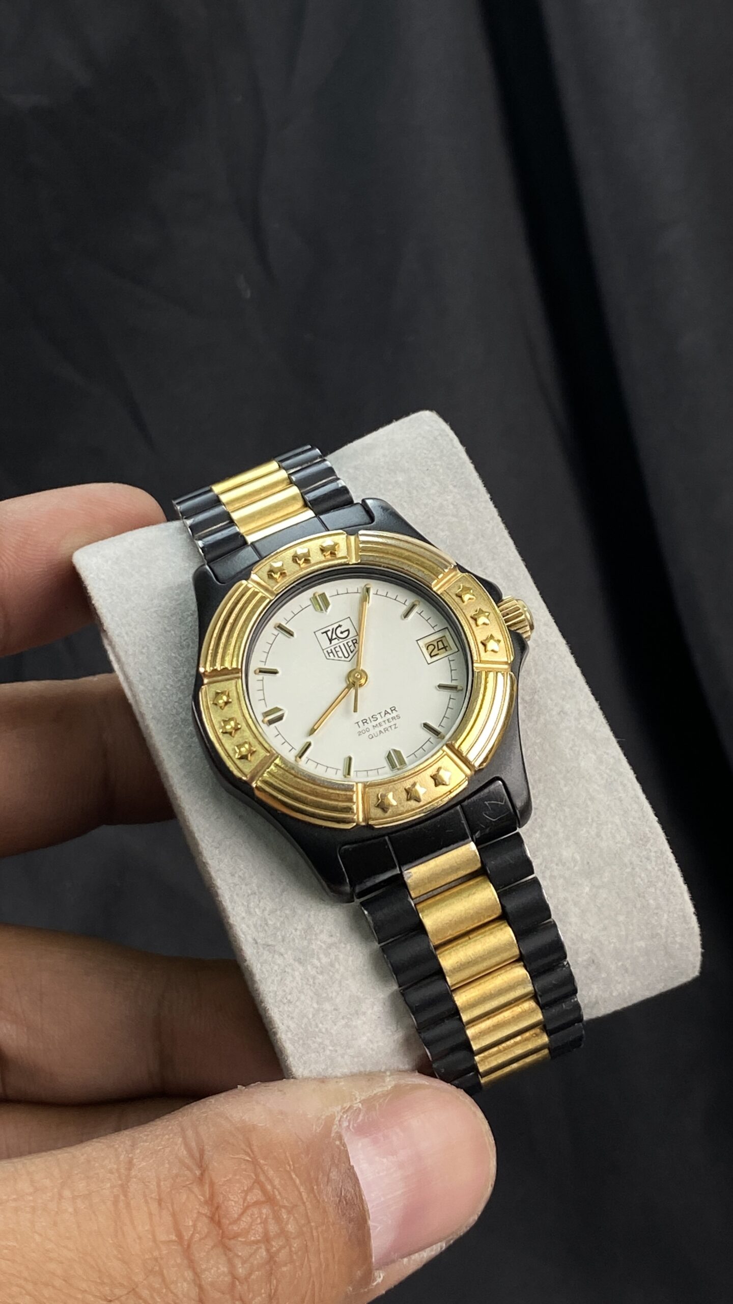 TAG Heuer Tristar Ref. 956.808 – Gold & Black - Gambar 2