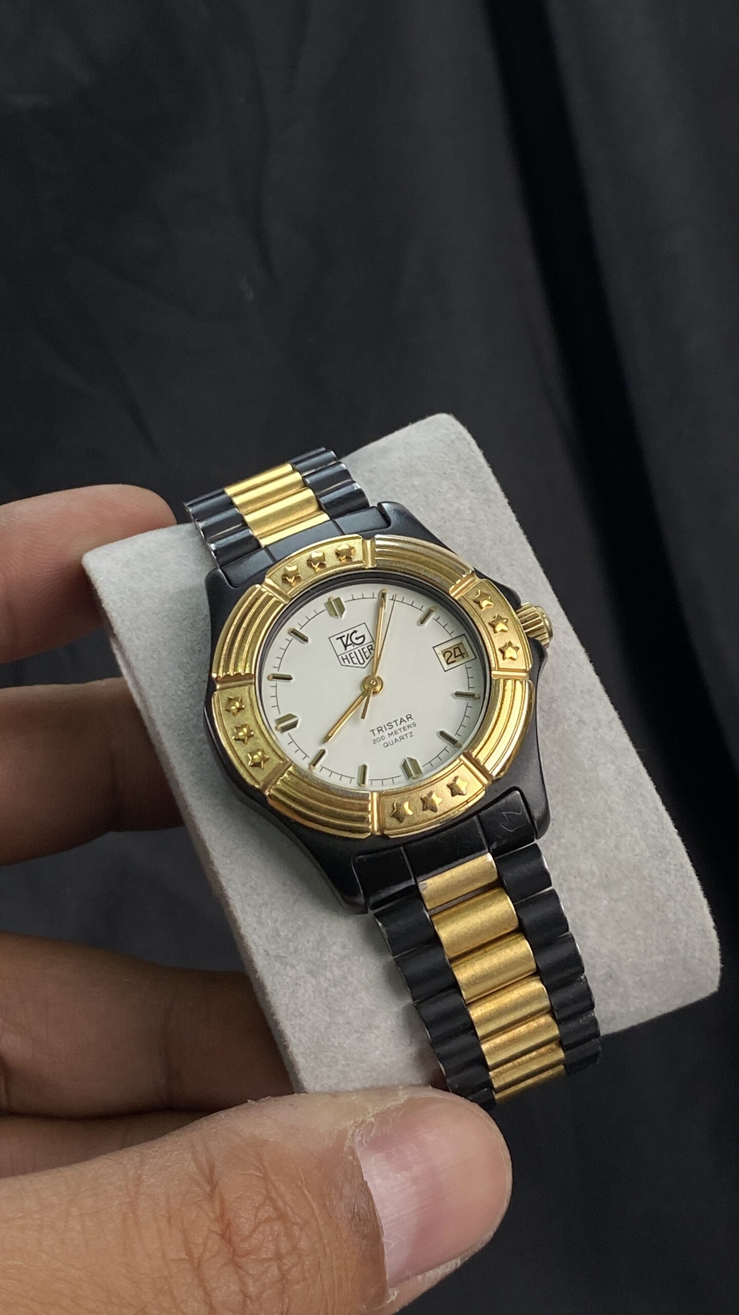 TAG Heuer Tristar Ref. 956.808 – Gold & Black - Gambar 3