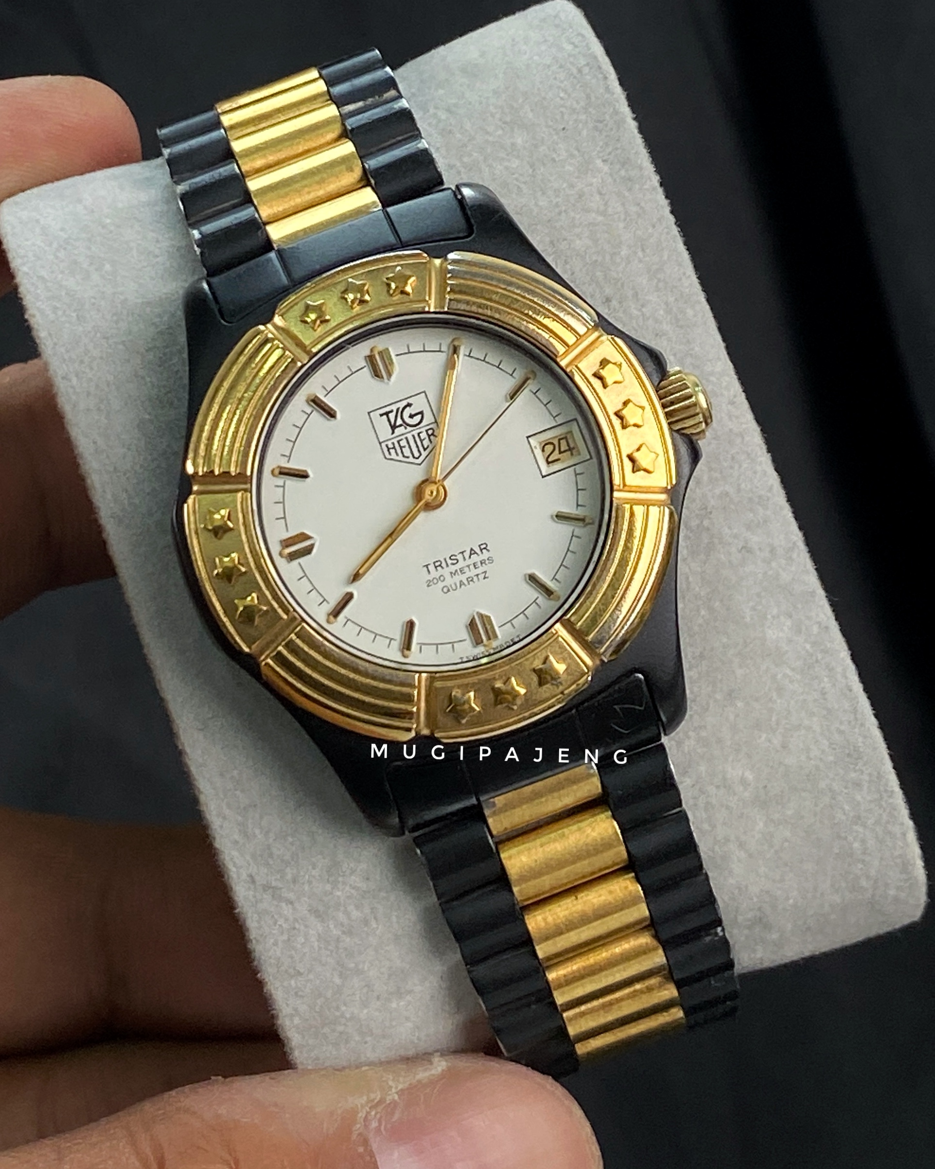 TAG Heuer Tristar Ref. 956.808 – Gold & Black