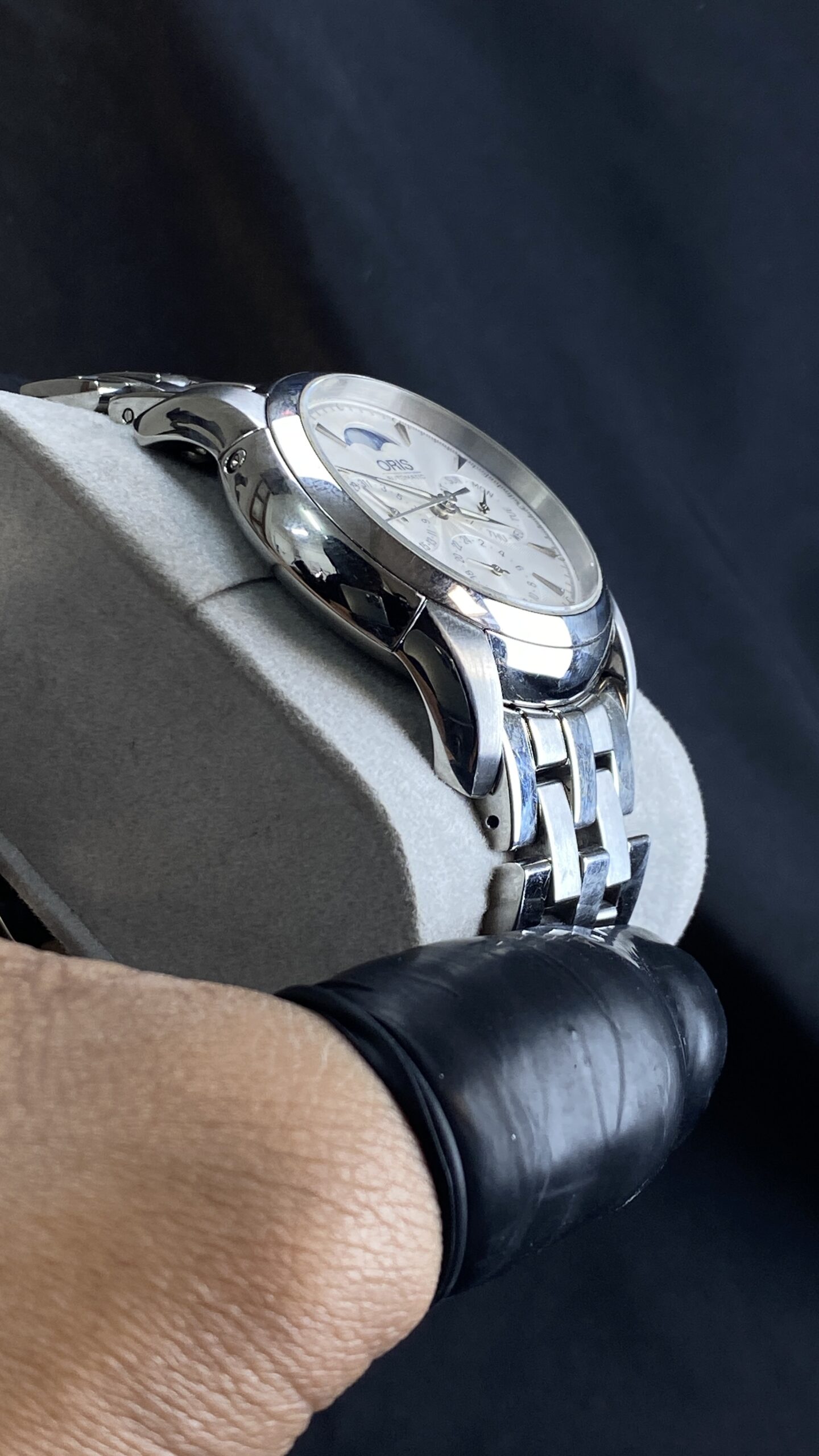 ORIS Artelier Complication 2003 Moonphase Ref.581 7554 4051 - Gambar 4