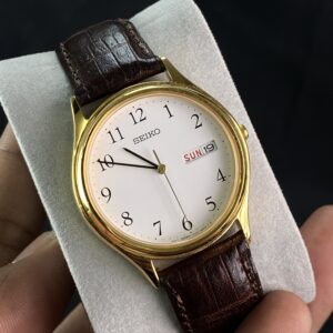 Seiko Quartz Ref. 7N43-8A90 – Gold-Plated