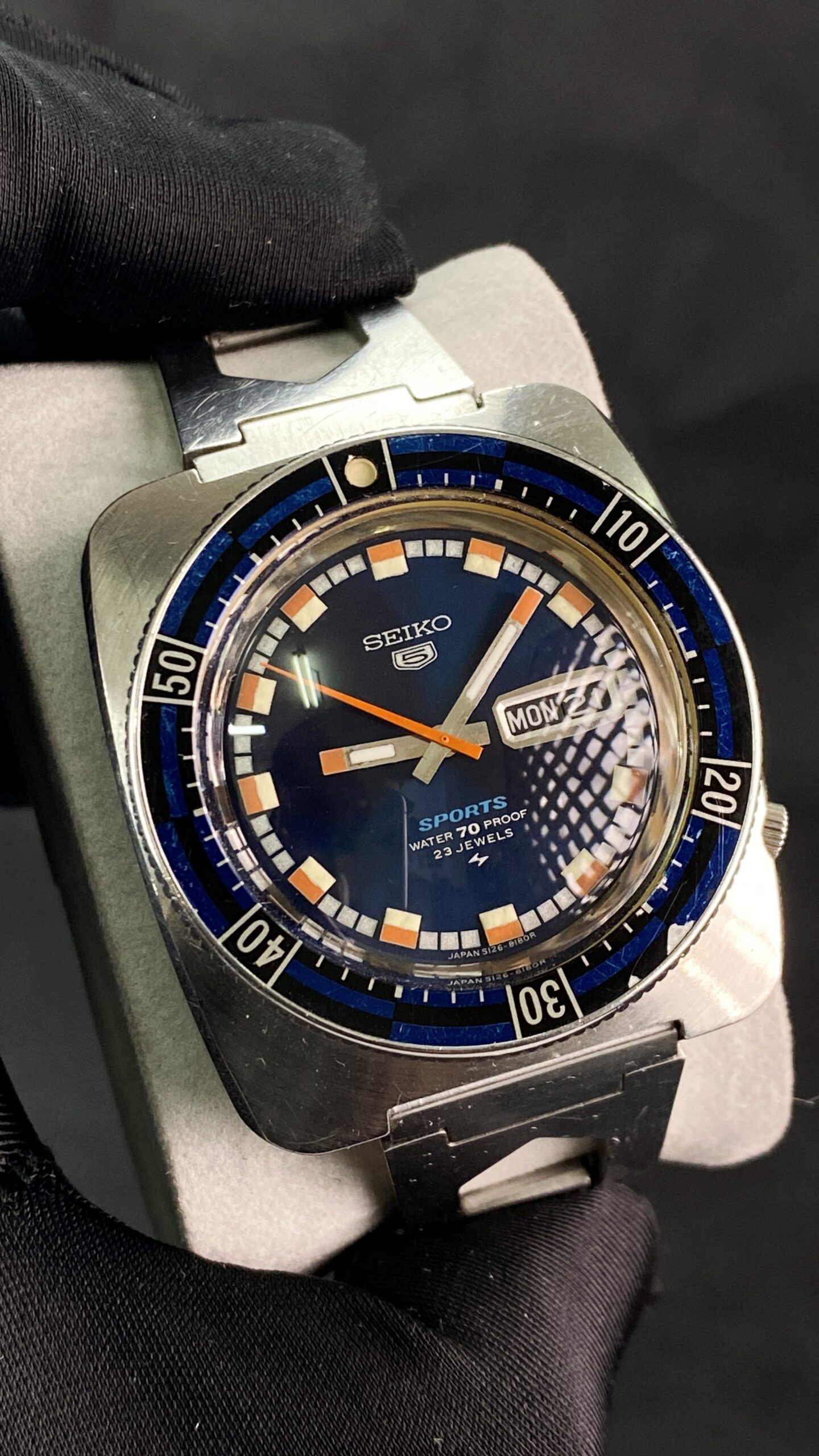 Seiko 5 Sports Rally Diver "Rally" Blue Dial Ref. 5126-8120