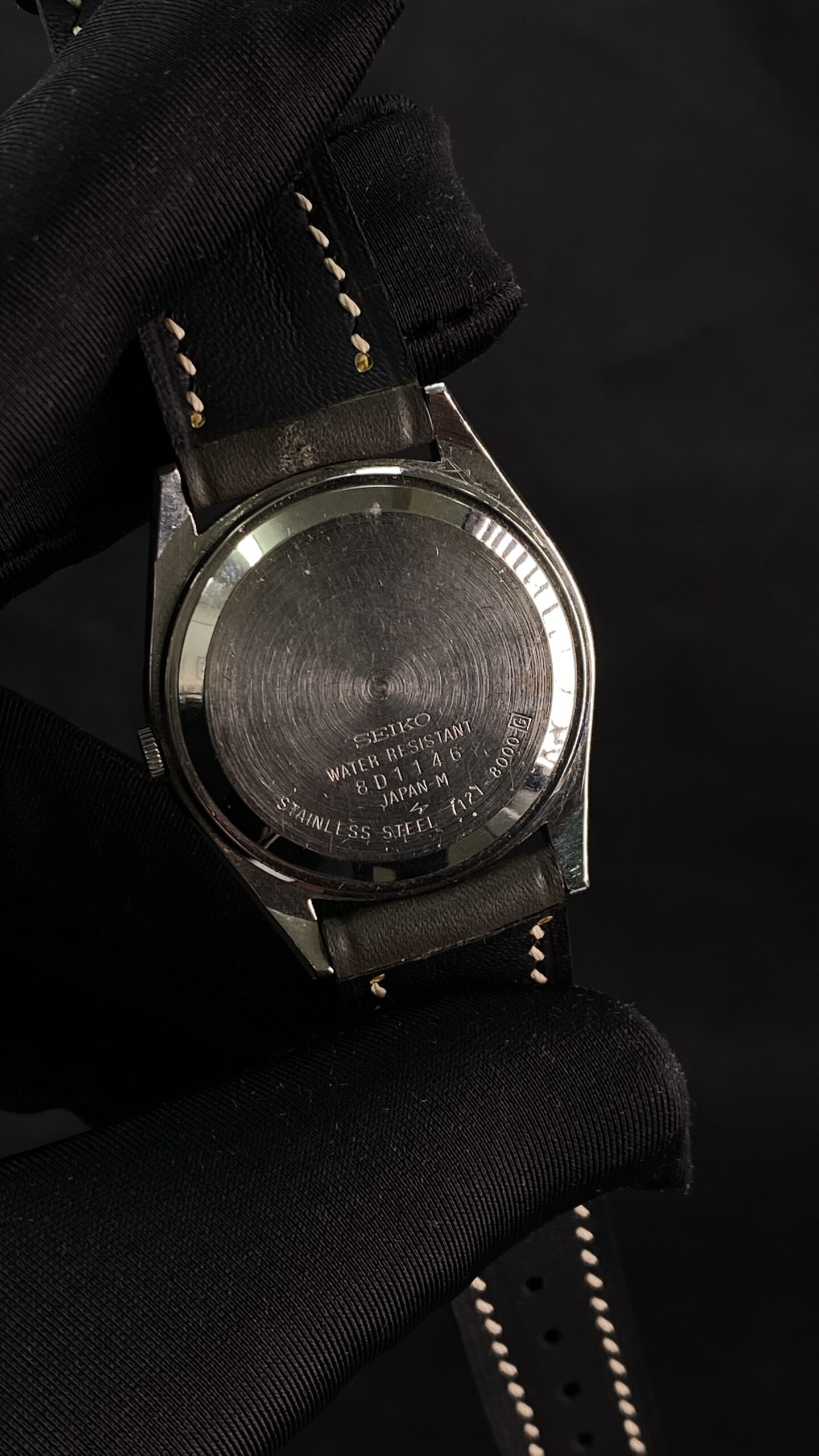 Seiko 7121-8000 Linen Dial – JDM Vintage 1980 - Gambar 10