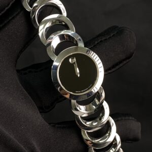 Movado Rondiro Ladies Black Dial Quartz Ref. 84 E4 1834