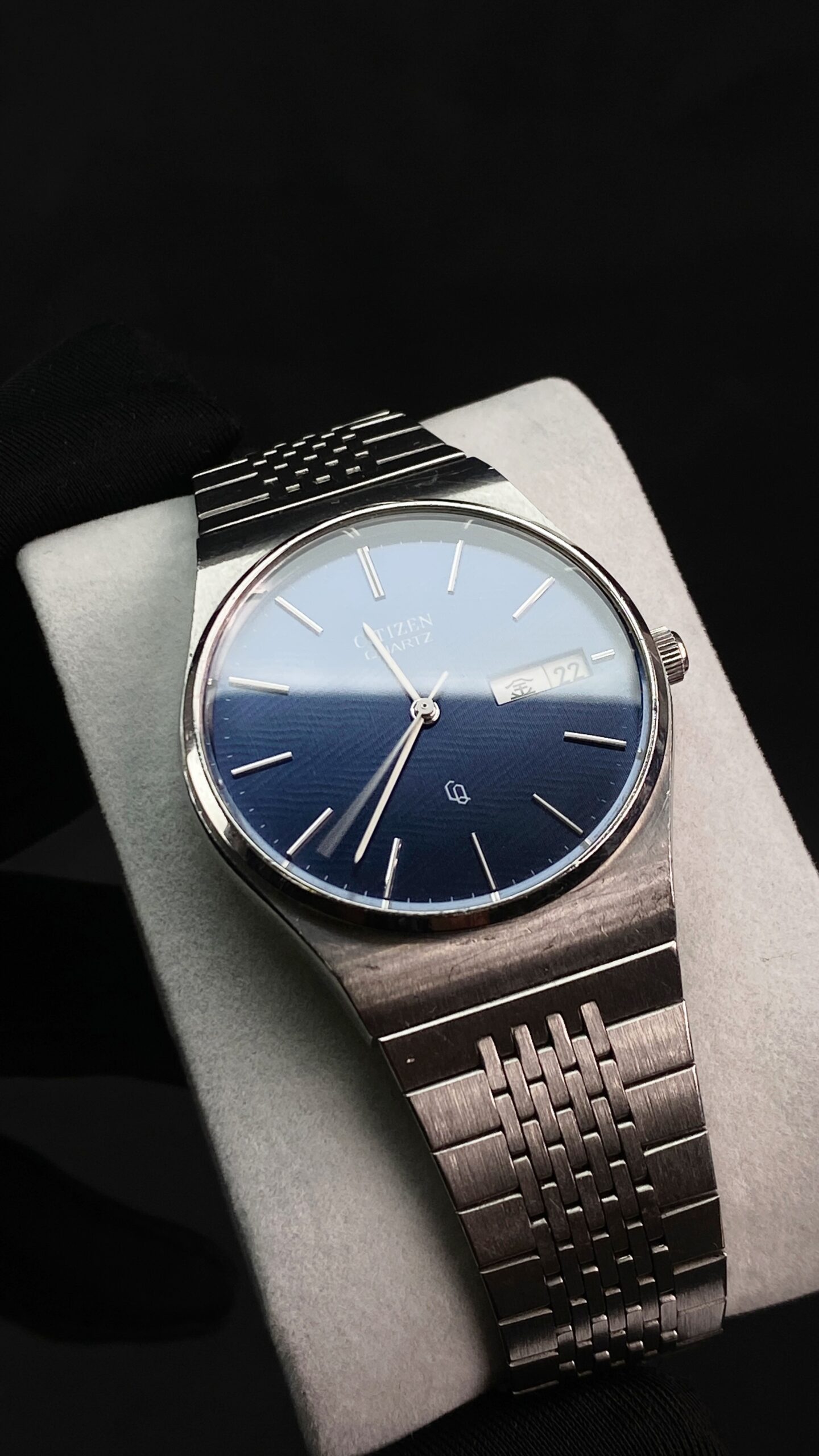 CITIZEN QUARTZ CQ DIAL BIRU DENIM ALL ORIGINAL - Gambar 3