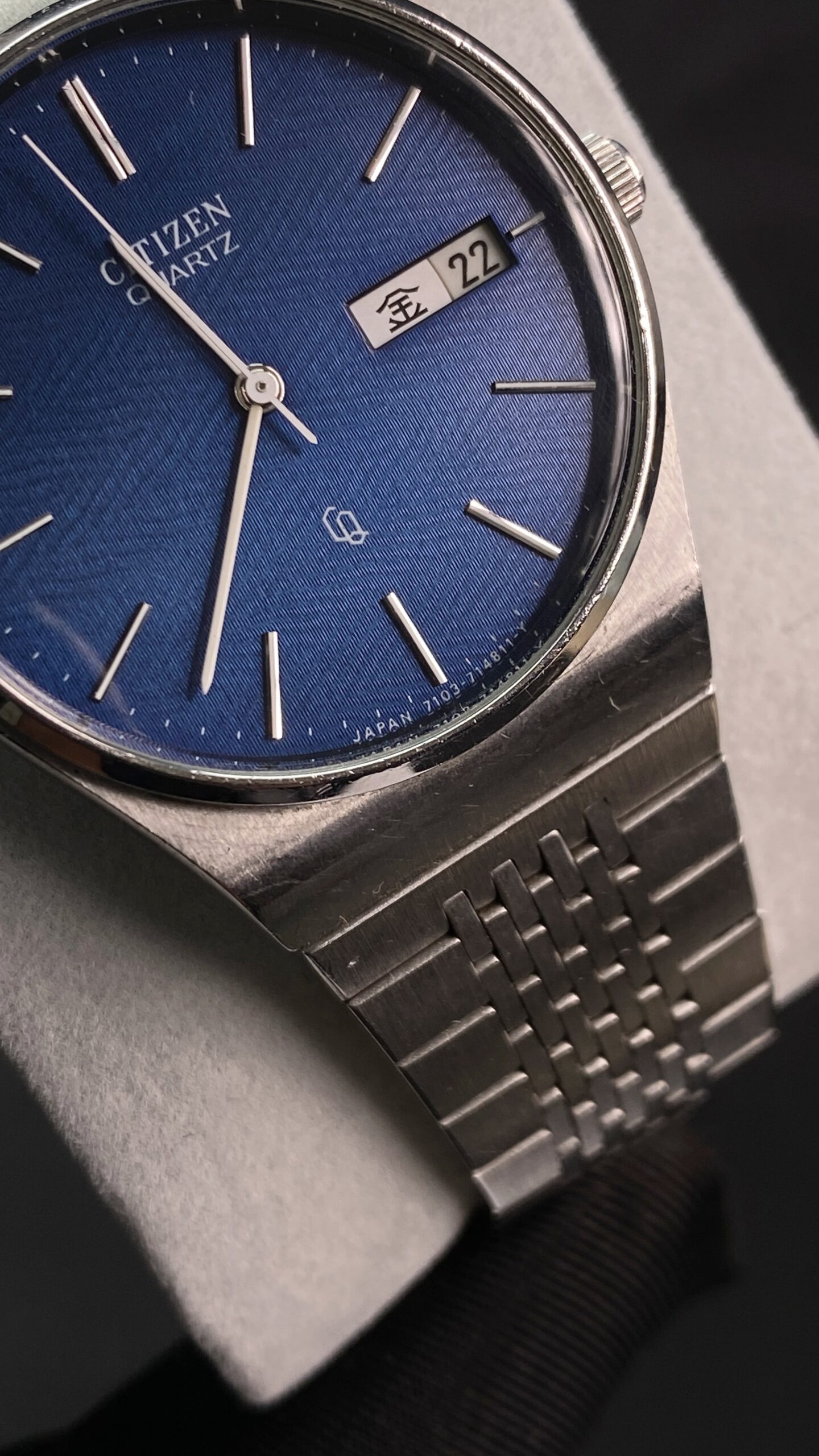 CITIZEN QUARTZ CQ DIAL BIRU DENIM ALL ORIGINAL - Gambar 4