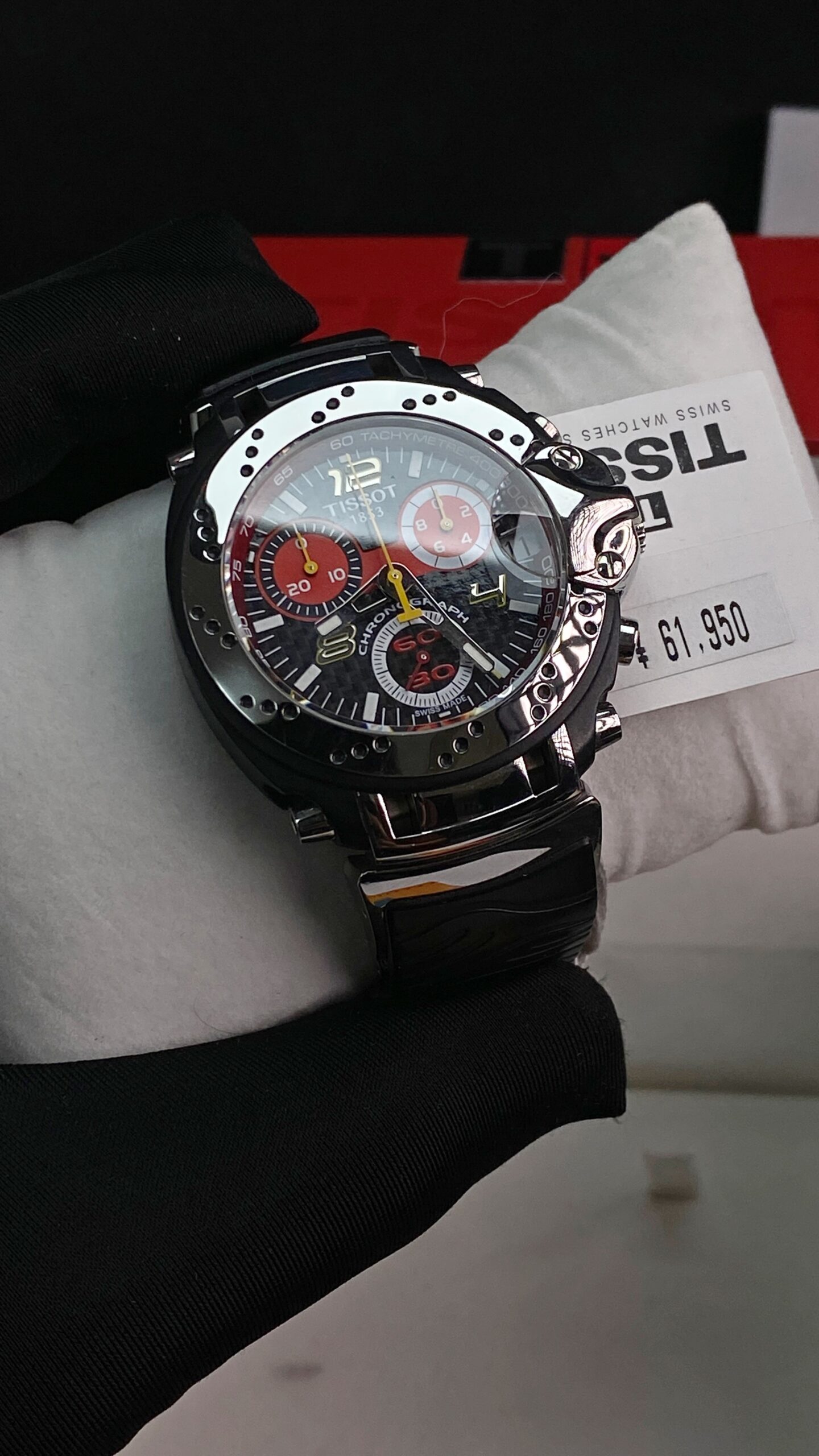 TISSOT T-RACE MOTO GP CHRONOGRAPH CARBON DIAL ALL ORIGINAL FULLSET - Gambar 12
