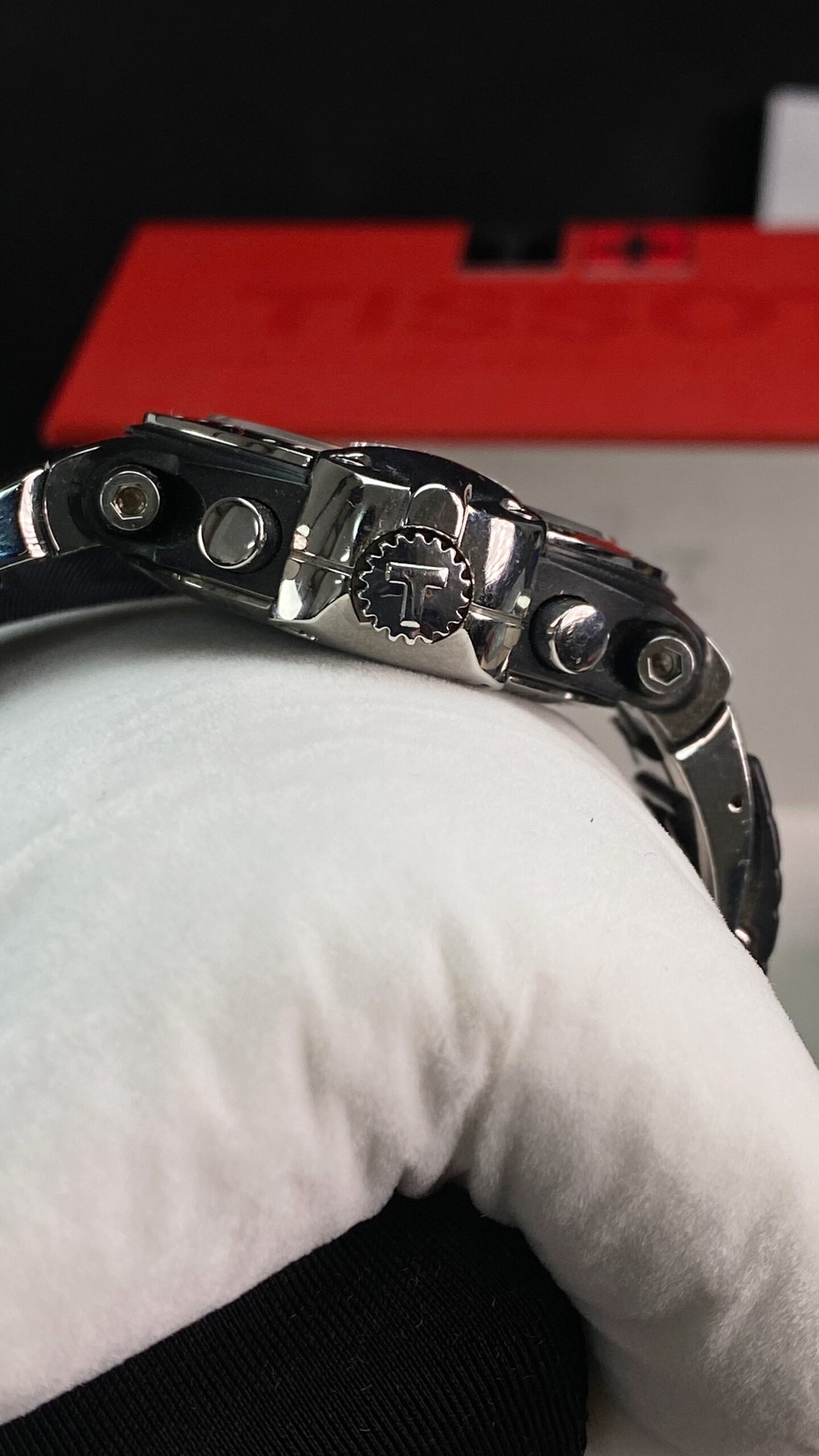 TISSOT T-RACE MOTO GP CHRONOGRAPH CARBON DIAL ALL ORIGINAL FULLSET - Gambar 9