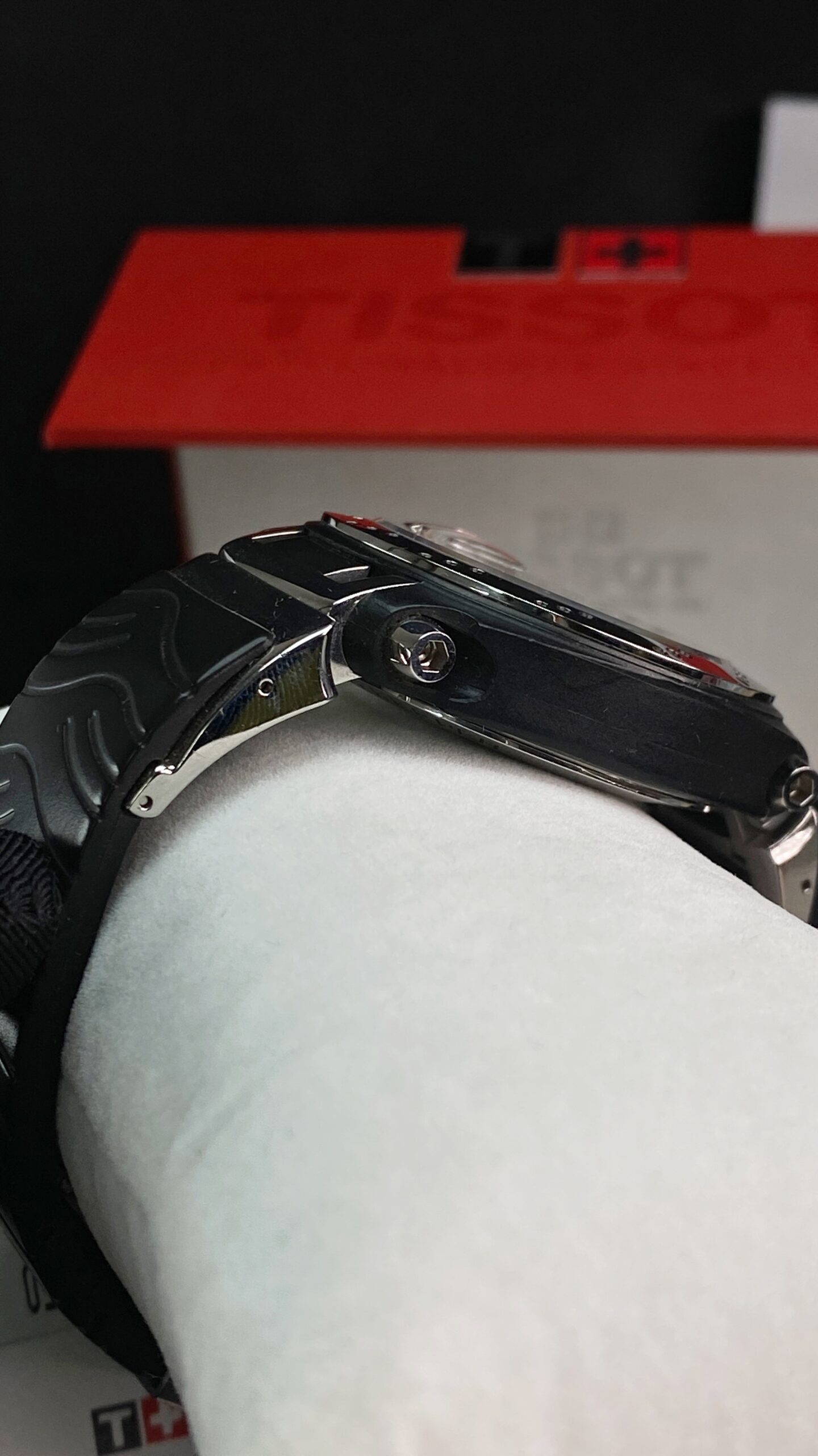 TISSOT T-RACE MOTO GP CHRONOGRAPH CARBON DIAL ALL ORIGINAL FULLSET - Gambar 8