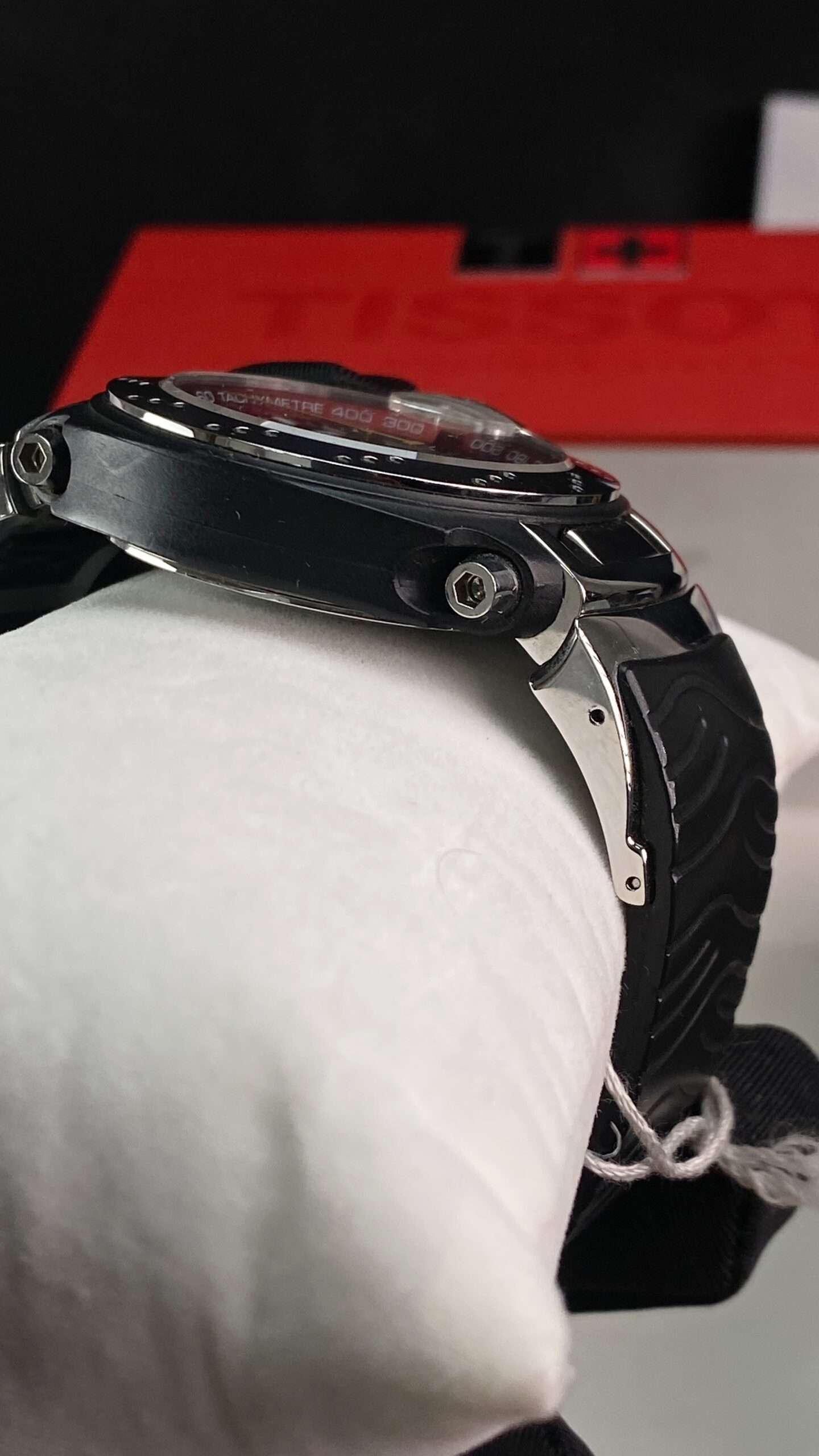 TISSOT T-RACE MOTO GP CHRONOGRAPH CARBON DIAL ALL ORIGINAL FULLSET - Gambar 7