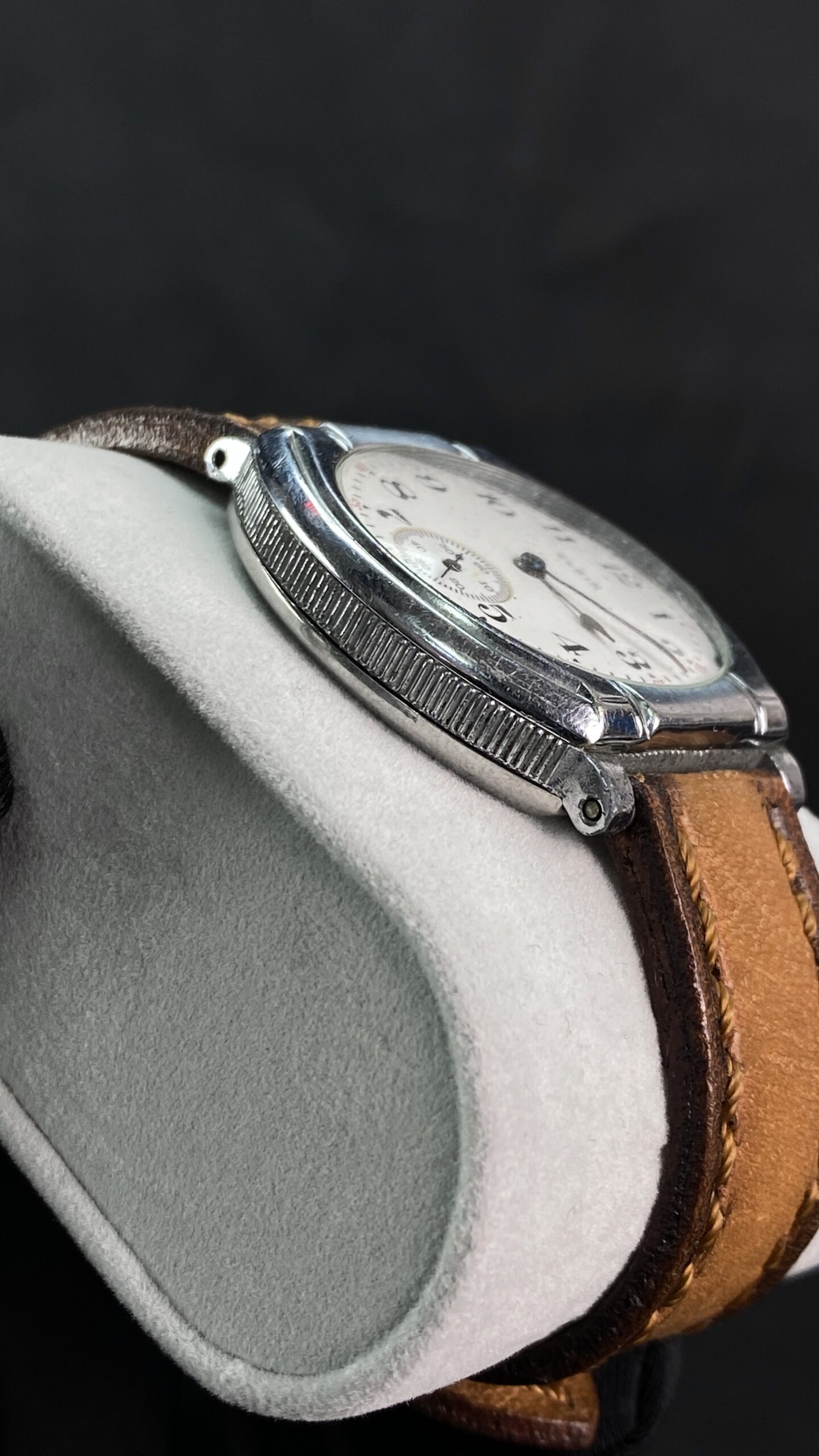 Antique ELGIN Art Deco Driver watch - Gambar 4