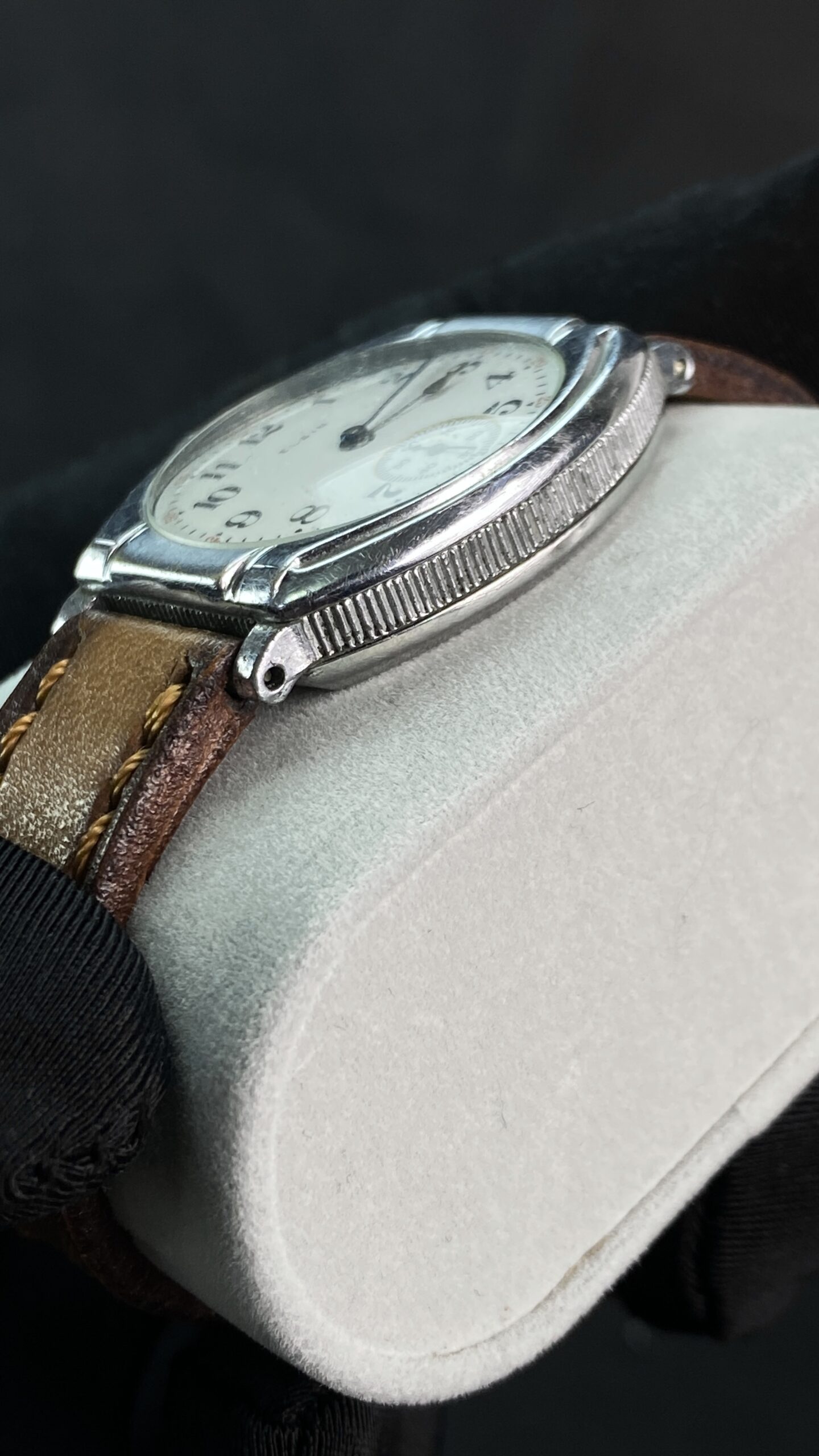Antique ELGIN Art Deco Driver watch - Gambar 5