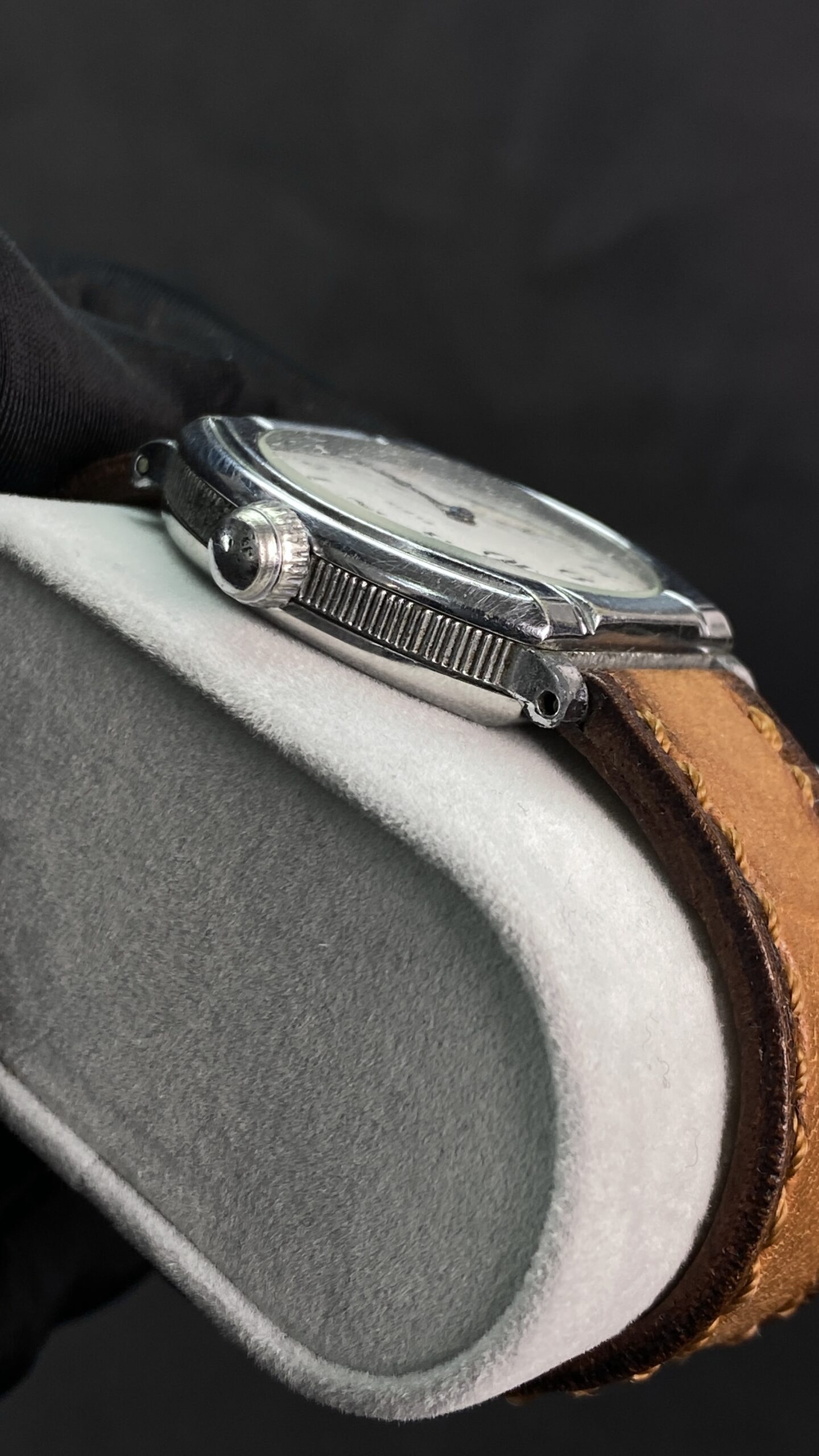 Antique ELGIN Art Deco Driver watch - Gambar 7