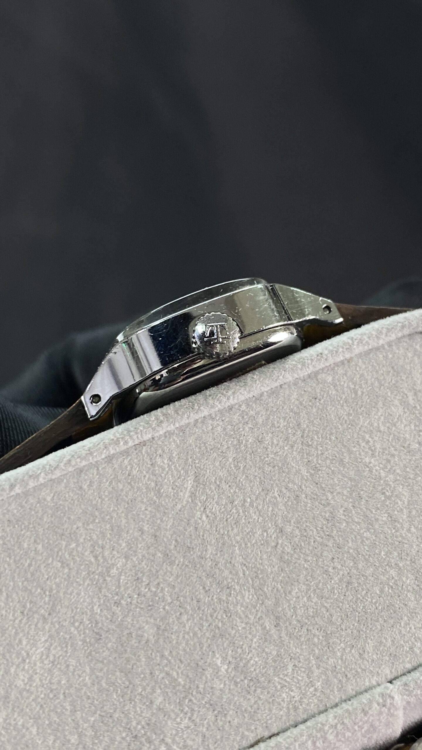 Tissot Stylist TV-Screen Cushion dress watch Vintage 1970s - Gambar 8